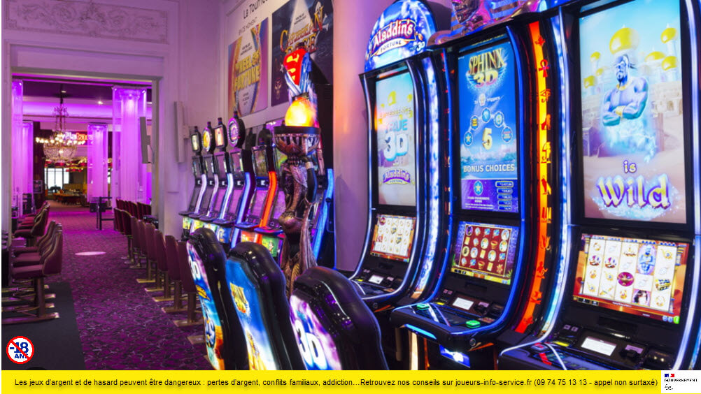 Les machines à sous du Casino de Trouville