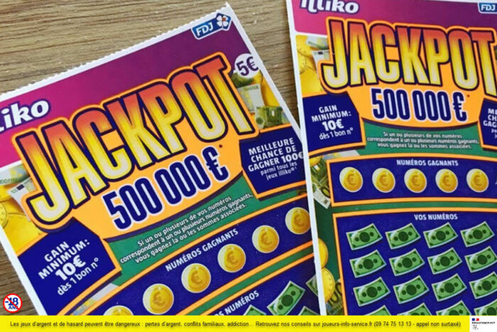 Jeu à gratter : 500 000€ à Jackpot pour un gagnant dans le Finistère