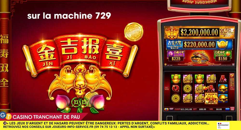 Le Casino de Pau à fait un gagnant à une Machine à sous