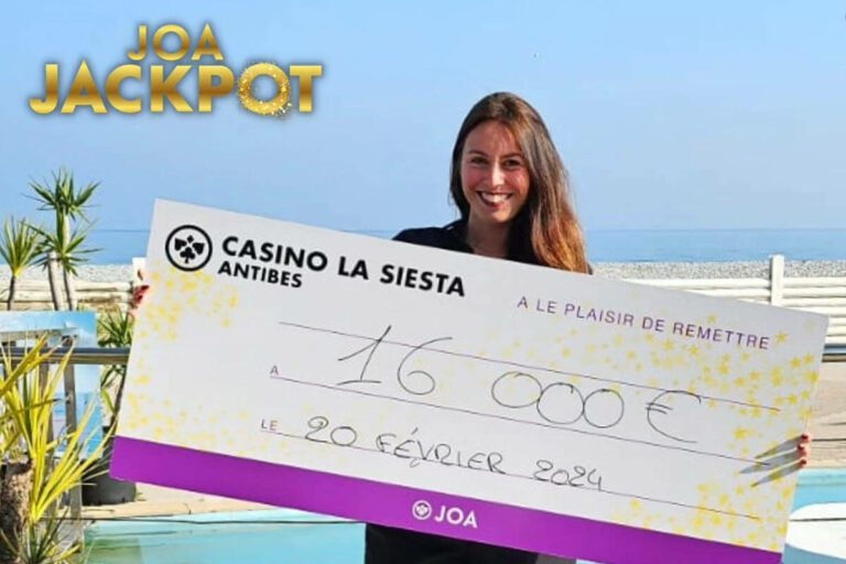 Casino La Siesta d’Antibes : une pluie de jackpots s’abat sur la Côte d’Azur en 2024