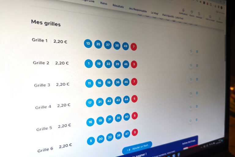 Loto : une grille avec 6 numéros, combien cela coûte ?