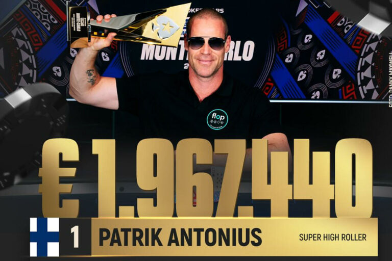 EPT de Monte Carlo : Patrick Antonius remporte 1.967.440 € au Super High Roller