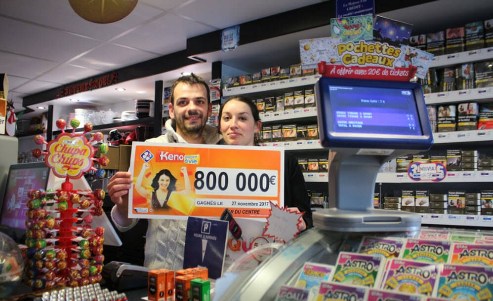 Un gagnant du Keno relayé par Actu.fr qui a remporté 800 000€ en Bretagne en 2017