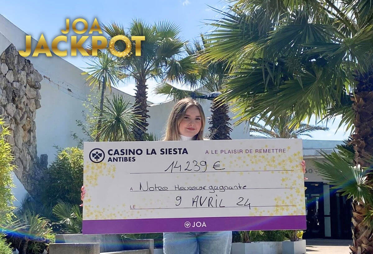 Un jackpot remporté au CASINO La Siesta pour 14000€