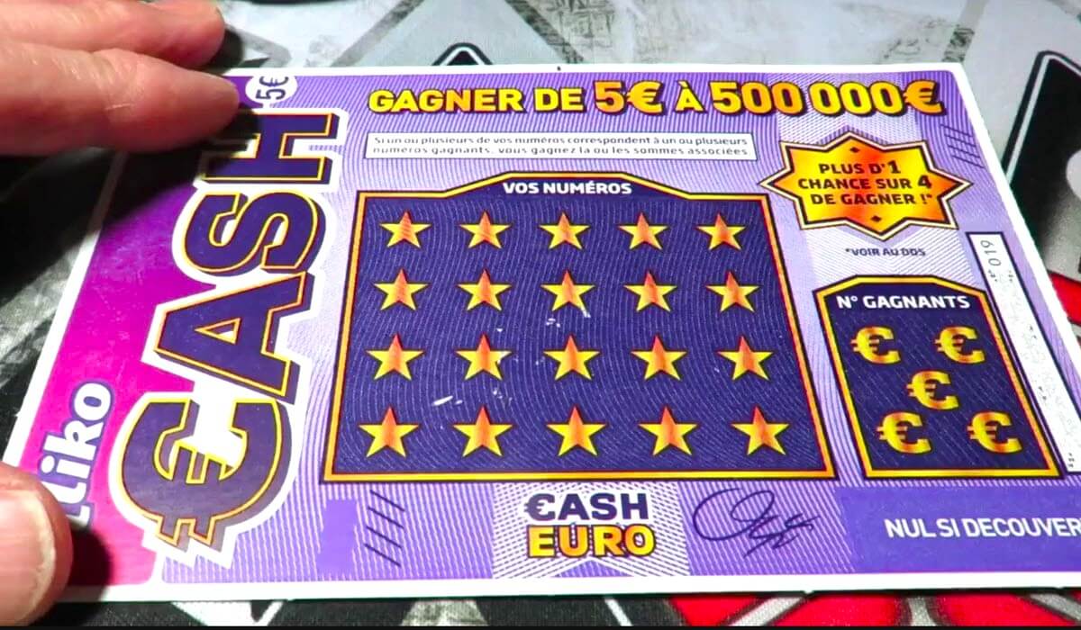 La version violette du ticket Cash en 2016
