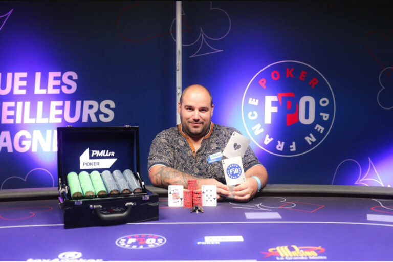 FPO La Grande-Motte : qualifié à 10€ en ligne, Mickael Martin remporte 50 000€ au poker