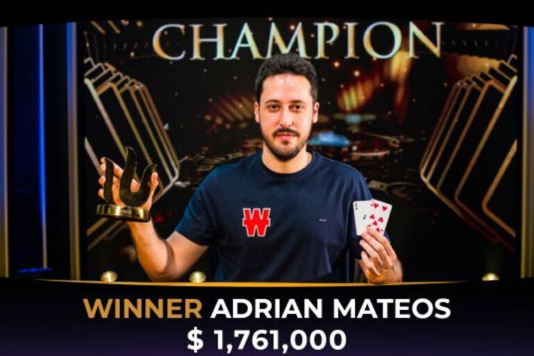 Triton Poker Series : Adrian Mateos du team Winamax remporte 1,7 million de dollars