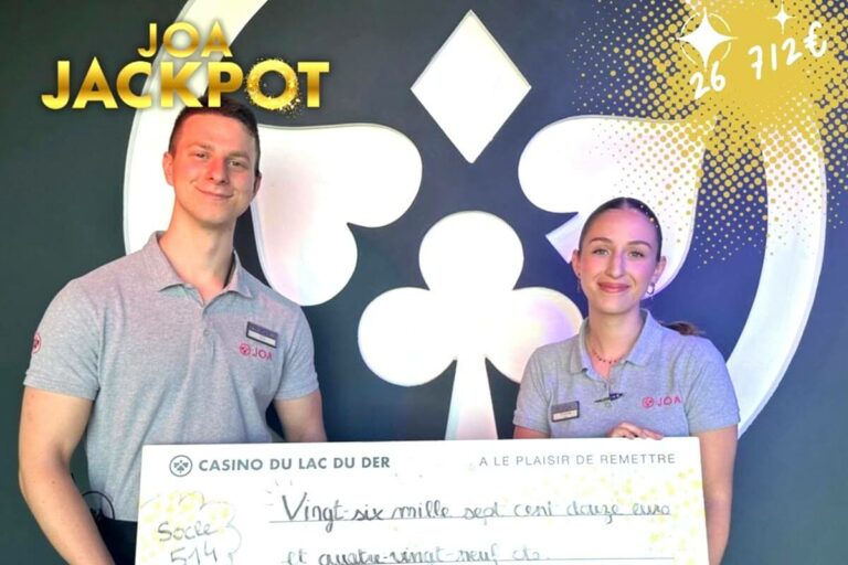 Double Jackpots au Casino du Lac du Der : deux gagnantes s’offrent près de 50 000€