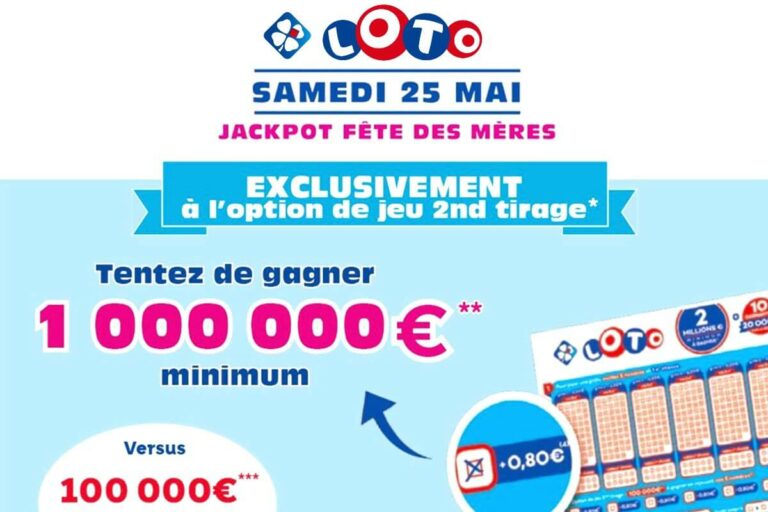 Fête des Mères : le 2nd tirage Loto garantira 1 million d’euros, une cagnotte multipliée par 10 !