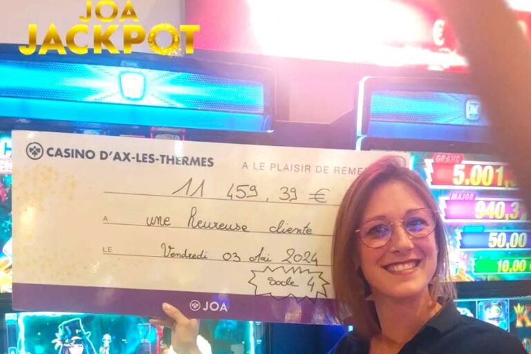 Casino d’Ax-les-Thermes : un jackpot de 11 500€ remporté à la machine Cash Connection