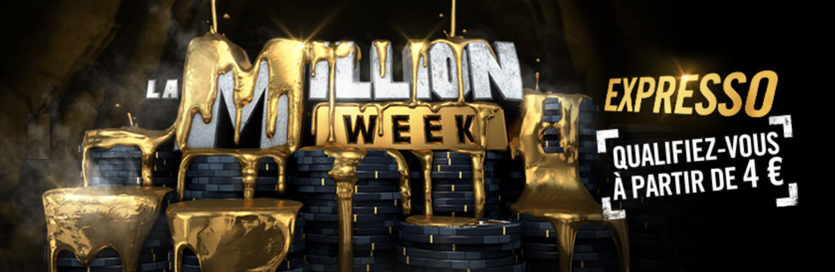 1 million d'euros en dotation pour la Million Week de Winamax