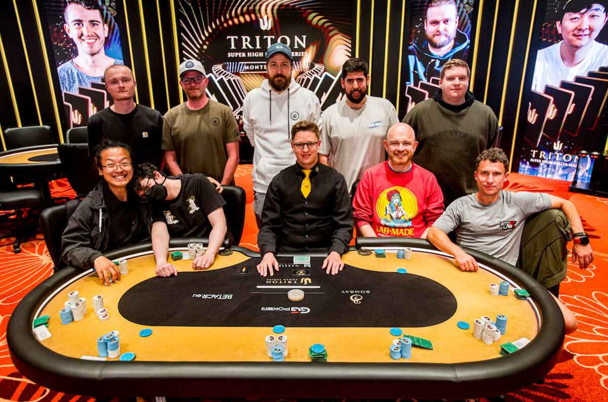 Tritnn Series Poker : la Table Finale dont Nick Petrangelo le vainqueur est en place.