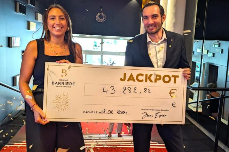 Casino de Sainte-Maxime : 2 jackpots remportés en 2 mois par un même joueur, 91 000€ empoché !