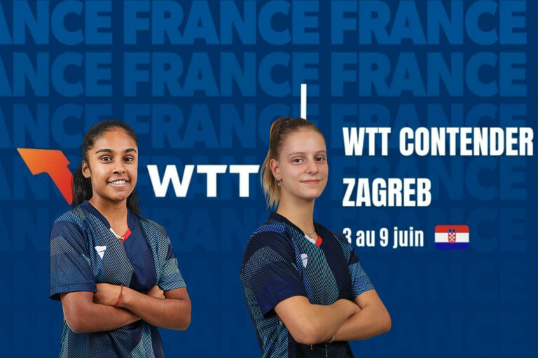 WTT Contender Zagreb : Prithika Pavade et Chartlotte Lutz en 16e de finale, nos pronostics !