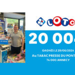 Loto FDJ : à Annecy, un code Loto fait un gagnant à 20 000€ !