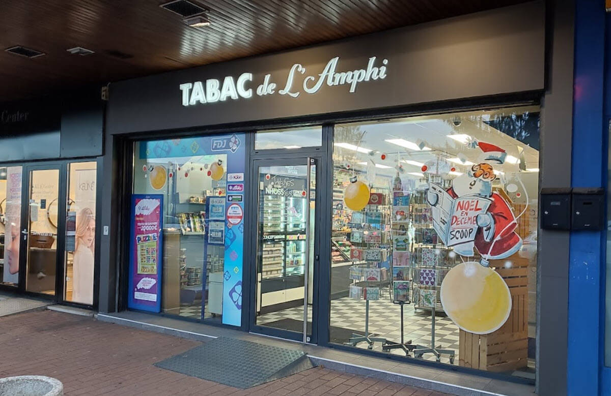 Tabac de l'Amphi, le point de vente où le ticket Cash a été acheté à Bourg-en-Bresse