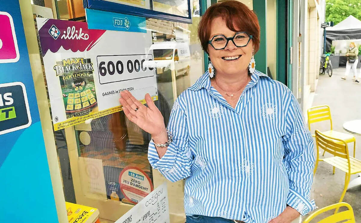 Valérie Thomas, la gérante du Saint-Guillaume qui a vendu le ticket gagnant Maxi BlackJack