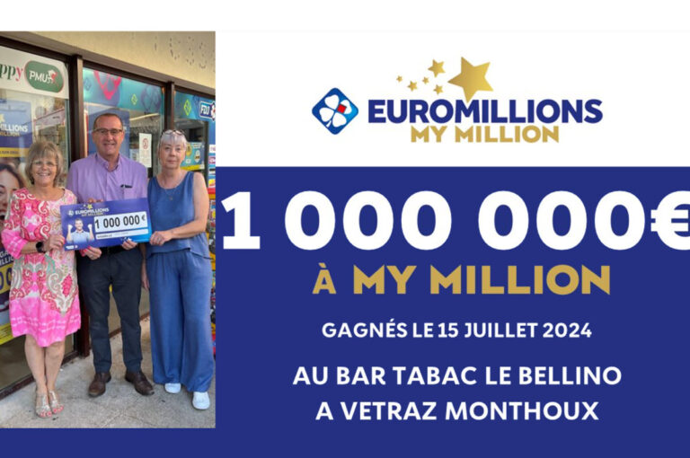 EuroMillions : il pensait remporter 300€, il devient finalement millionnaire à Vetraz-Monthoux