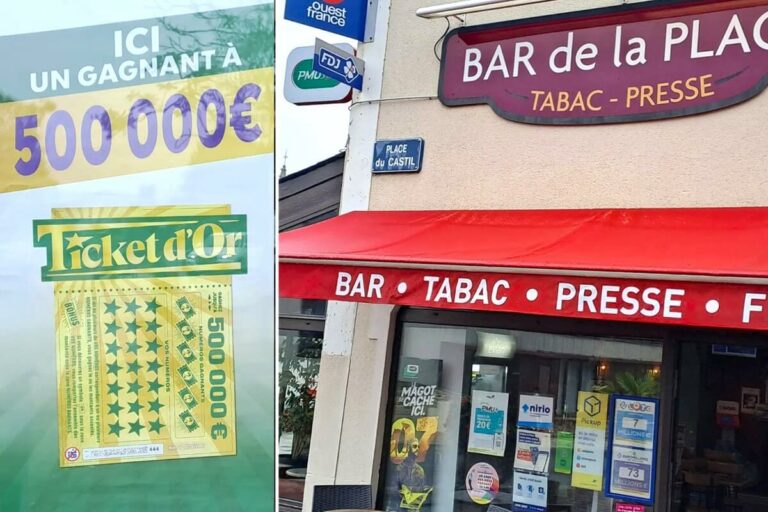 Un Ticket d’Or FDJ à 500 000 € : l’incroyable histoire du bar de la Place à Plumergat