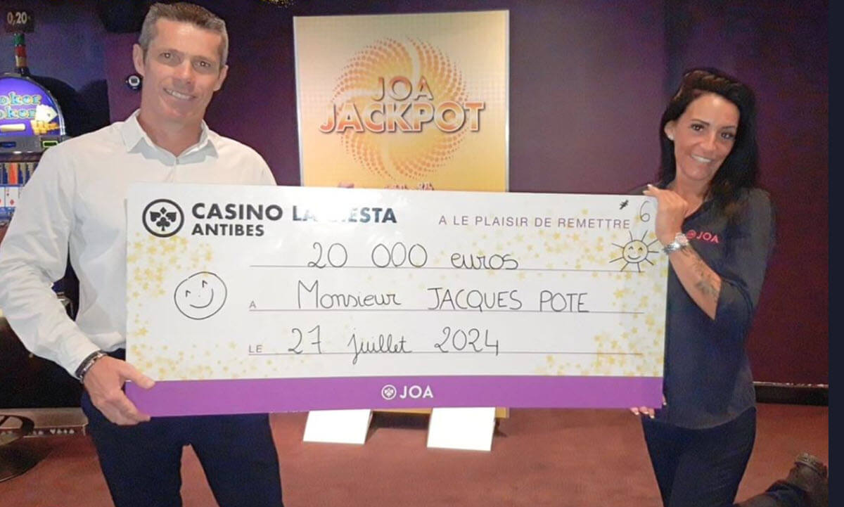 Jackpot Casino La Siesta : 20 000€ remporté le 27 juillet