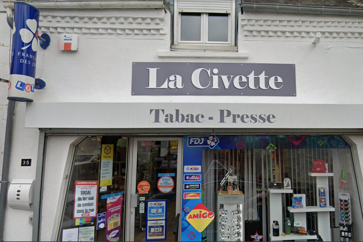 Tabac La Civette de Fressenneville : un ticket gagnant à 500 000€