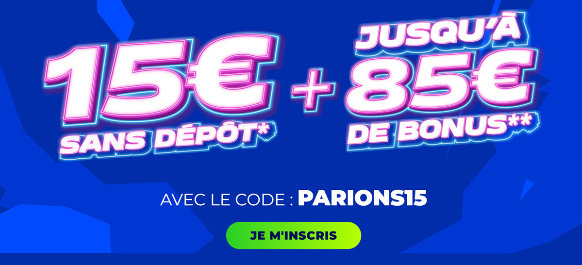 Le nouveau code promo FDJ PARIONS15 valide jusqu'au 28 octobre 2024 pour les nouveaux joueurs