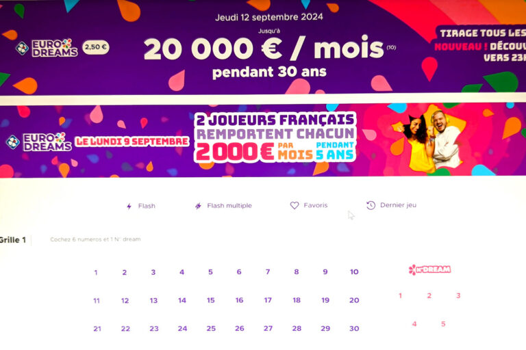 EuroDreams : 2 nouveaux gagnants français et une participation en hausse