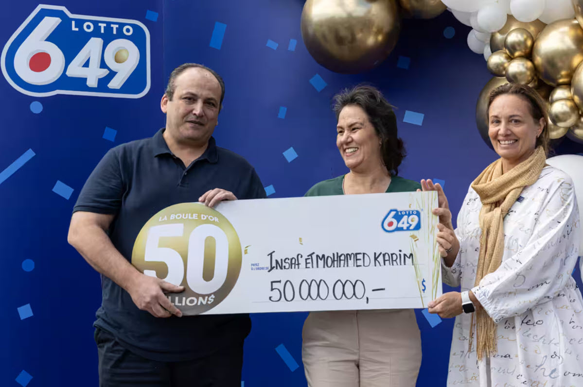 Les gagnants du Loto 6/49 qui ont touché leur gain de 50 millions de dollars