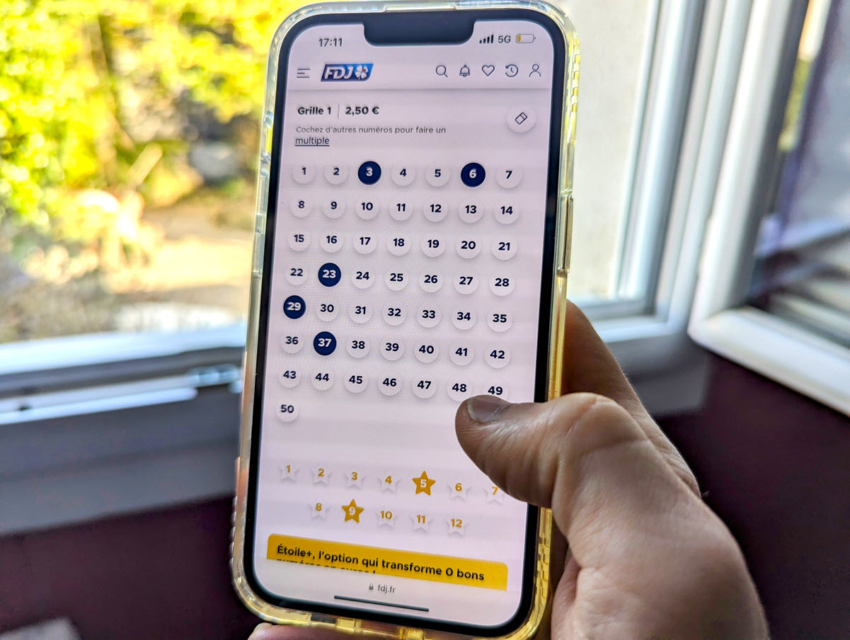 Jouer une grille Euromillions pour ce vendredi 27 septembre