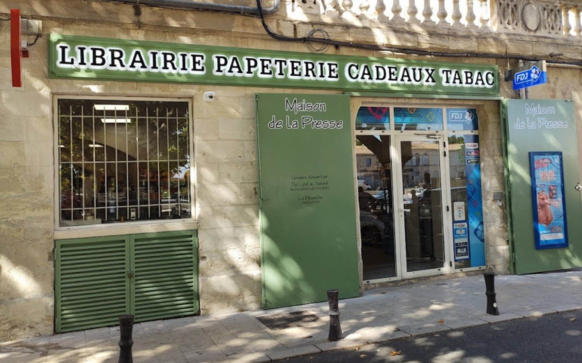 Maison de la Presse de Beaucaire où le ticket à gratter X20 a été acheté