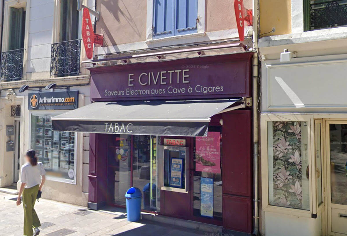 Tabac La Civette de Martigues où le ticket gagnant CASH a été remporté