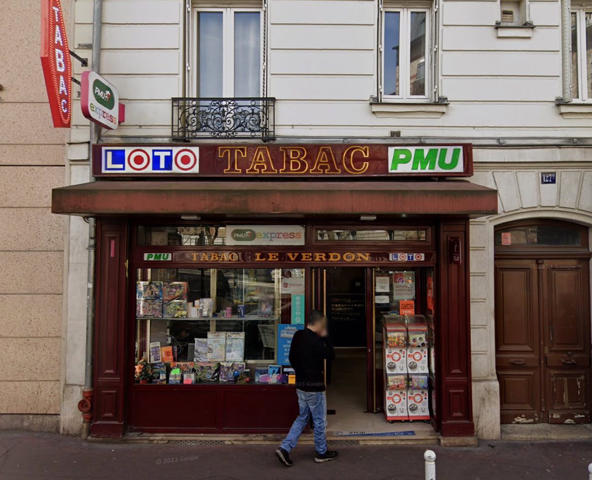 Le tabac le Verdon à Montrouge où la grille gagnante Loto a été validée