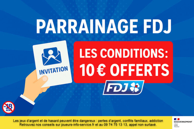Parrainage FDJ : comment ça fonctionne et quelles sont les offres du moment ?