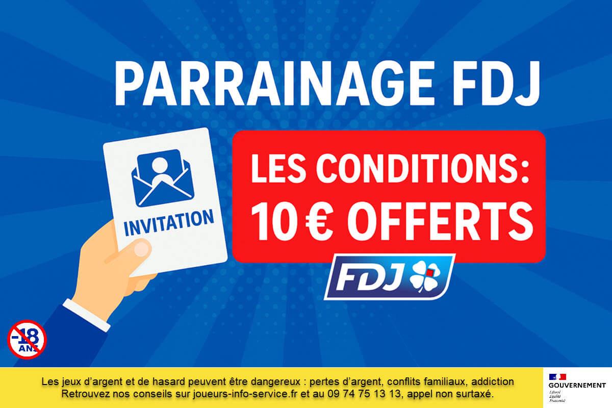 Parrainage FDJ : comment ça fonctionne et quelles sont les offres du moment ?