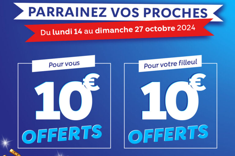 Parrainage FDJ : offre spéciale 10€ offerts parrain et filleul jusqu’au 27 octobre