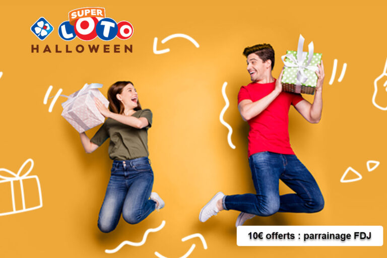 Super Loto Halloween : parrainez vos amis et recevez 10€ pour jouer au Super Loto