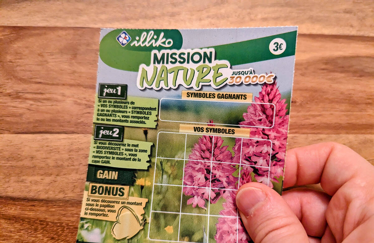 Mission Nature 2024 : un ticket de grattage aux couleurs des fleurs