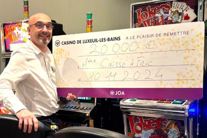 Luxeuil-les-Bains : 20 000€ remporté casino sur une machine qui ne cesse de distribuer des jackpots