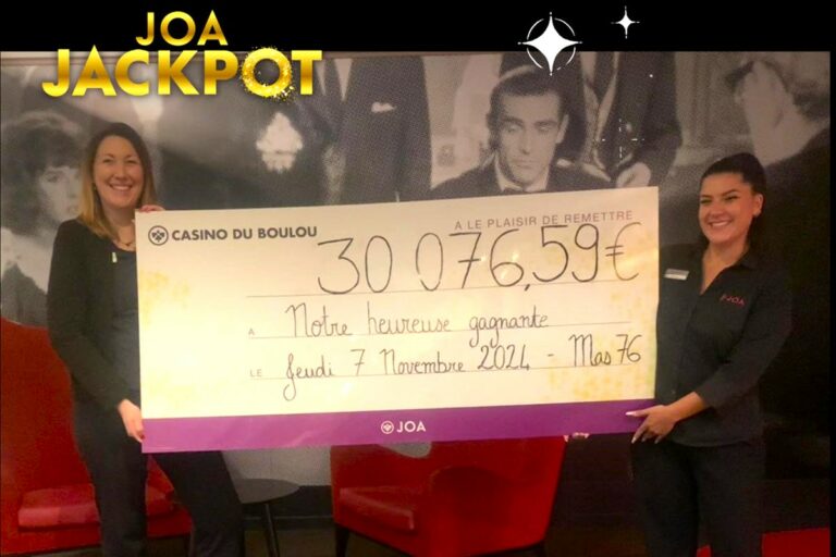 Au Boulou, un jackpot de plus de 30 000€ remporté, un record pour le casino