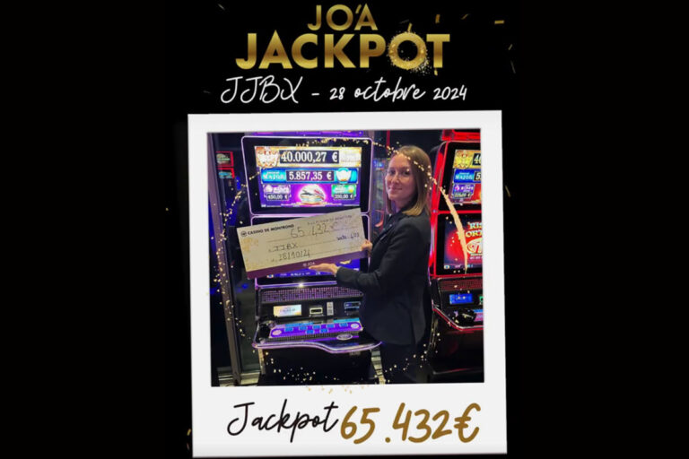 Jackpot record au casino de Montrond : une forézienne gagne plus de 65000€, le plus gros gain de l’année