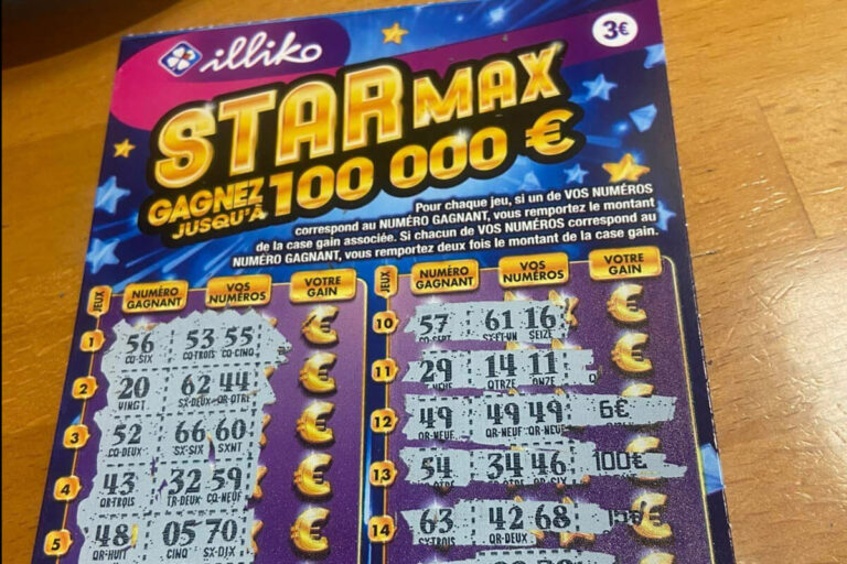 StarMax FDJ : un joueur savoyard décroche 100 000€ avec ce nouveau jeu à gratter