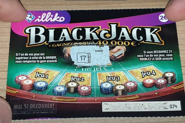 Un café, un ticket BlackJack à 2€ pour 40 000€ de gagné : un habitant de la Sarthe voit sa vie changer !