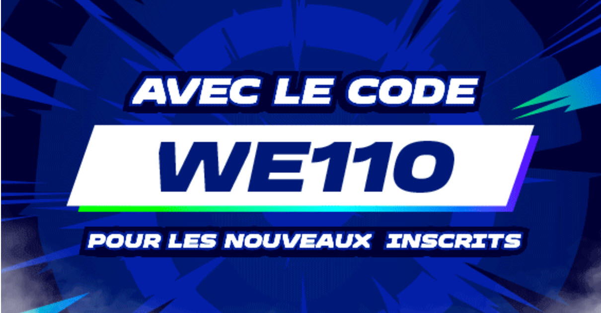 Le code promo FDJ Parions Sport WE110 valable en décembre 2024