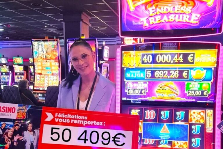 Casino de Pornichet : une cliente fidèle remporte plus de 50 000 € à cette machine à sous