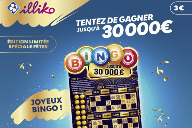 Bingo revient en 2024 : le jeu de grattage festif au jackpot de 30 000€ pour les fêtes !