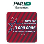 Tirelire Quinté PMU : 3 millions d’euros ce dimanche 26 janvier + 100 000€ sur PMU.fr avec e E-Quinté