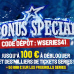 Bonus Winamax Series de janvier 2025 : Profitez d’un code bonus de 100€ jusqu’au 16 janvier