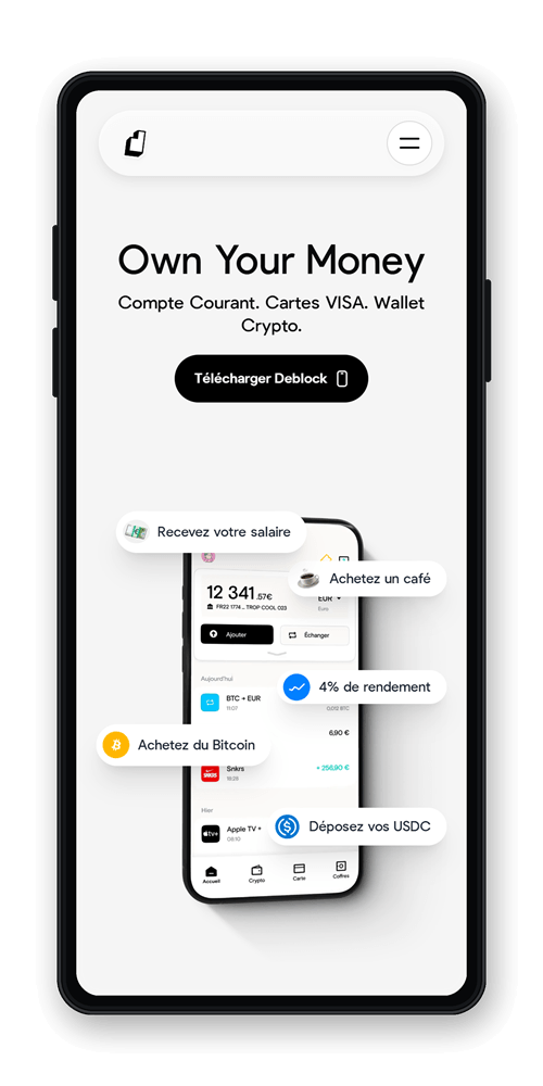 Deblock, la néobanque en partenariat avec Partouche