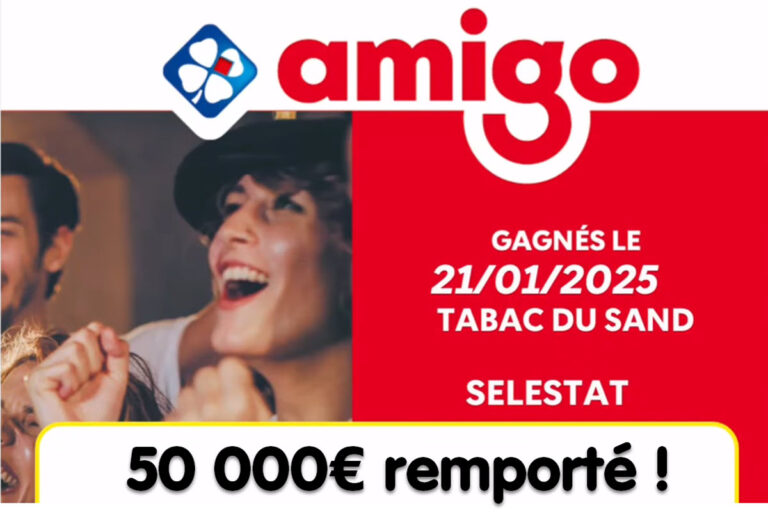 Il décroche 50 000 € en jouant à Amigo à Sélestat : cet alsacien avait 1 chance sur 1 million de gagner !