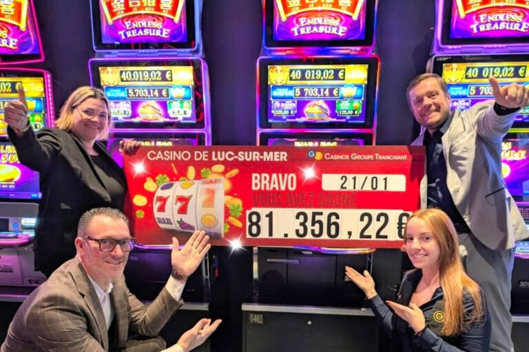 Casino Luc-sur-Mer : une joueuse décroche un jackpot record de plus de 81 000 €